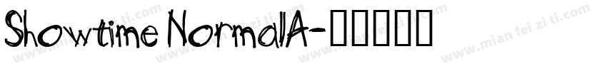 Showtime NormalA字体转换